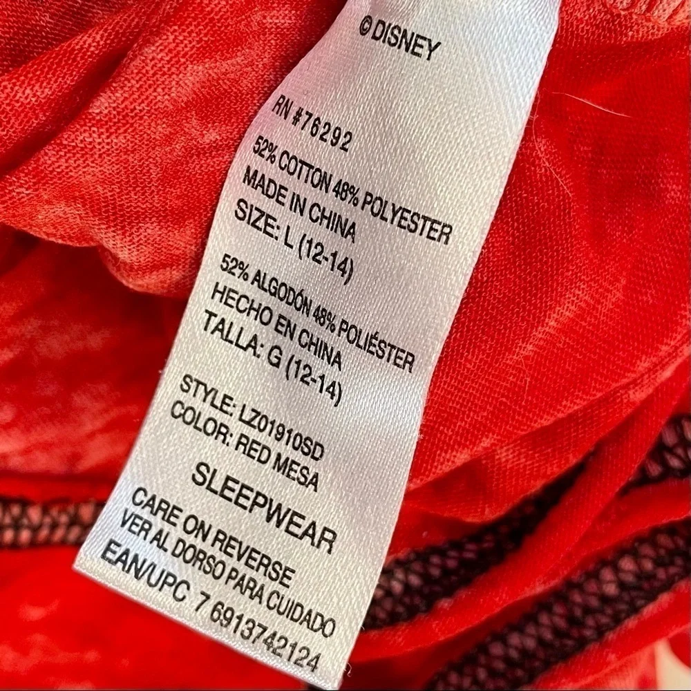 🎯3/$10 Disney Mickey Red Slub Graphic Tee I Just Want To Hang With My Dog
